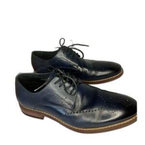 Stacy Adams leather blaire wingtip Oxford - Deep Teal Blue - men’s 8